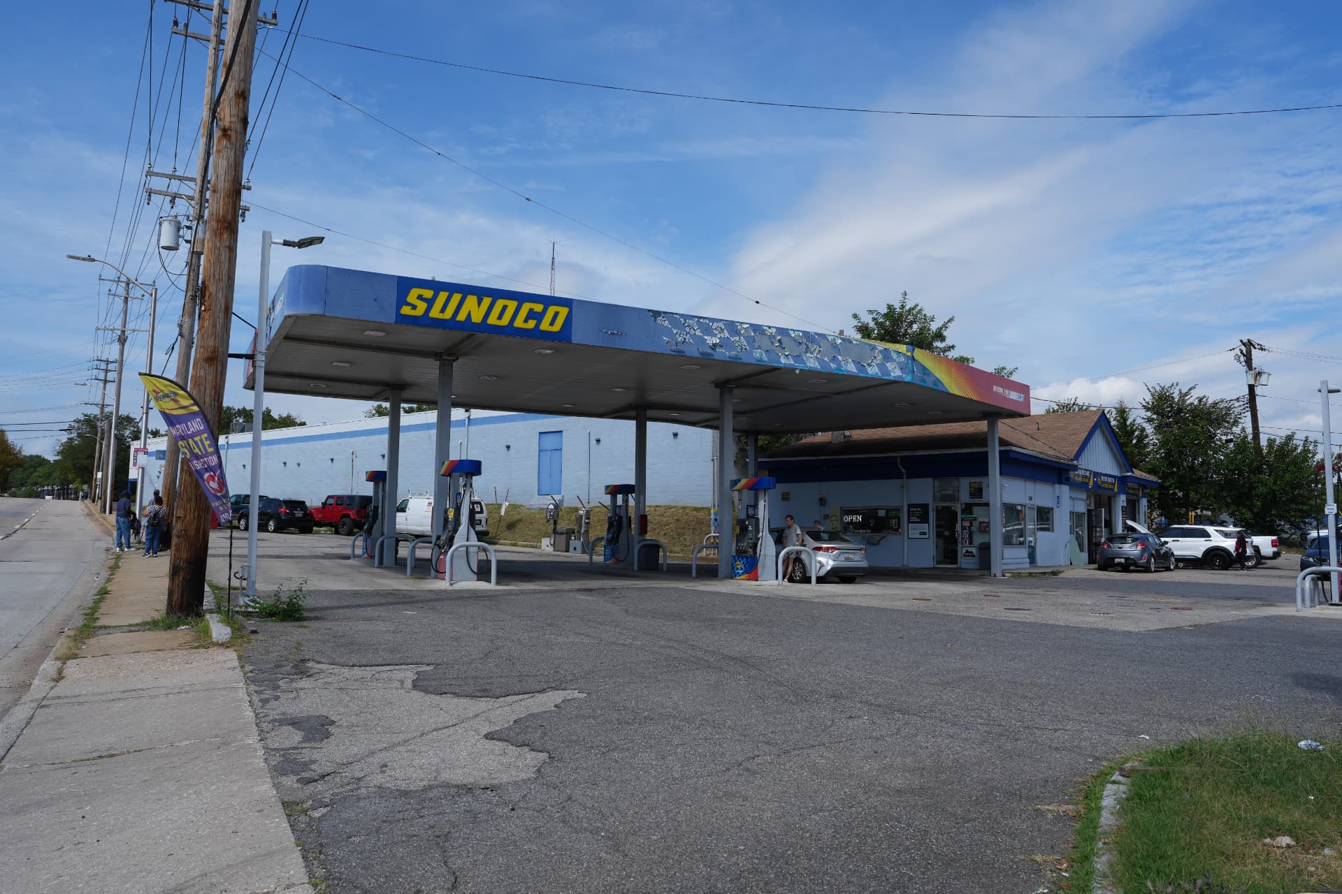 Sunoco Auto Repair shop front at 3302 Annapolis Rd, Baltimore, MD 21230
